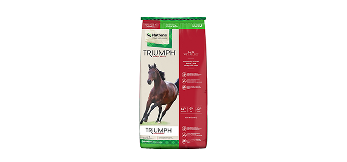 Save $1 when purchase Nutrena Triumph horse feed at Tractor Supply Co. 