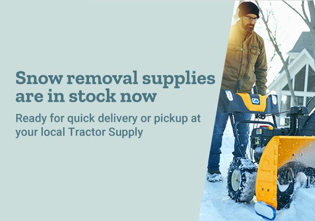 Snow Removal Equipment: Pushers & Plows at Tractor Supply Co.