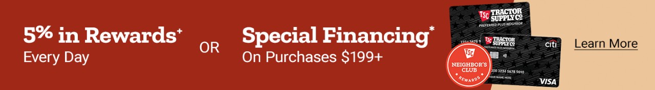 Special Financing on $199 or 5% Points Back