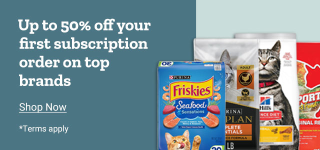 Up to 50% off your first Cat subscription order at Tractor Supply. Shop now.