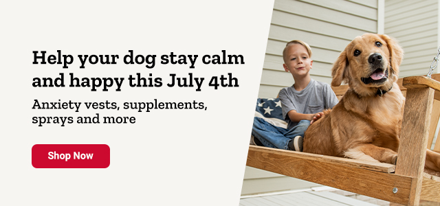 Shop calming aids for your dog this July 4th at Tractor Supply.