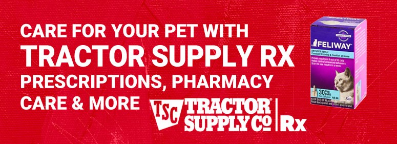 Care for your pet with Tractor Supply Rx, prescriptions, pharmacy, care and more.