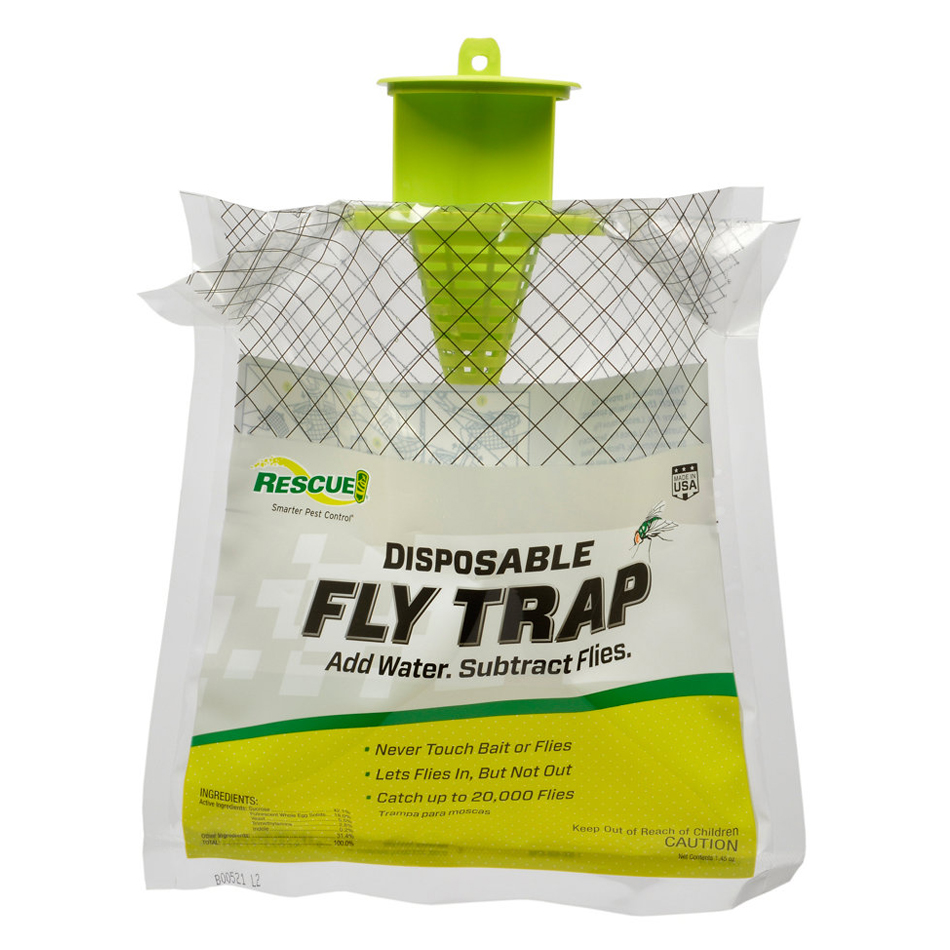 Image of a barn fly trap that links to all livestock fly control catalog.