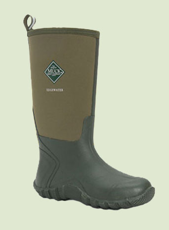 HISEA Men's Steel Toe Rain Boots PVC Rubber Boots, Waterproof