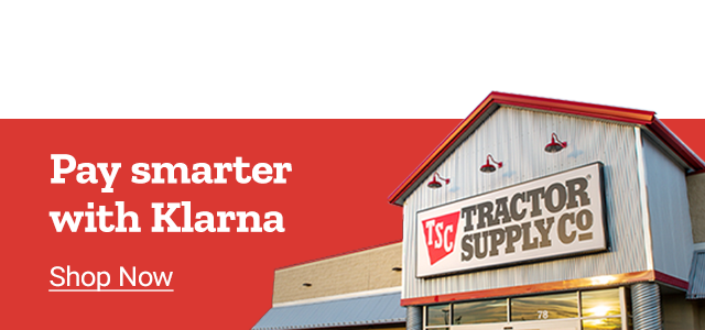 Pay Smarter with Klarna. Shop Now. Tractor Supply Co.