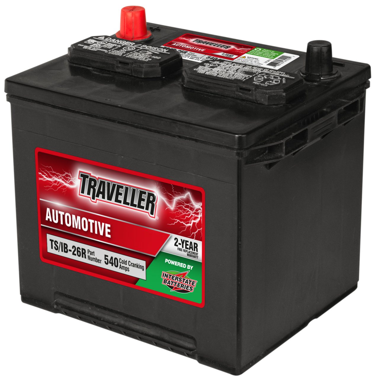 Image of a automotive battery that links to all truck and automotive catalog.
