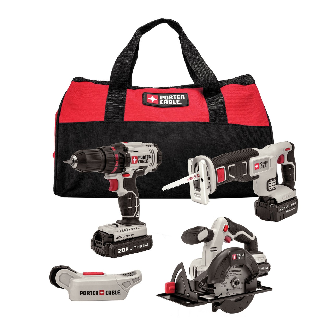Image of a power tool set that links to all power tools.