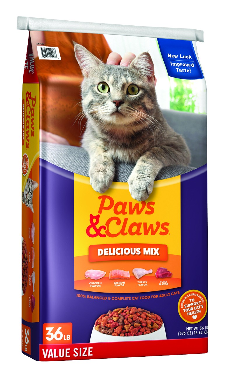 Image an Paw & Claws cat food.